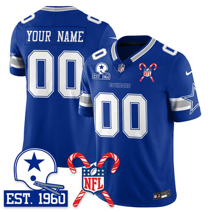 DAL Christmas Vapor Limited Custom Jersey - All Stitched
