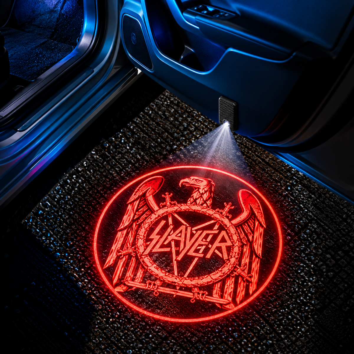 TeamBeam™ Rock Led Car Door Projector Lights