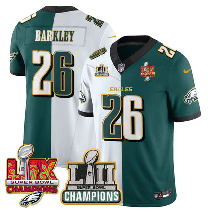 PHI LII-LIX Super Bowl Champions Vapor Limited Gold Jersey - All Stitched