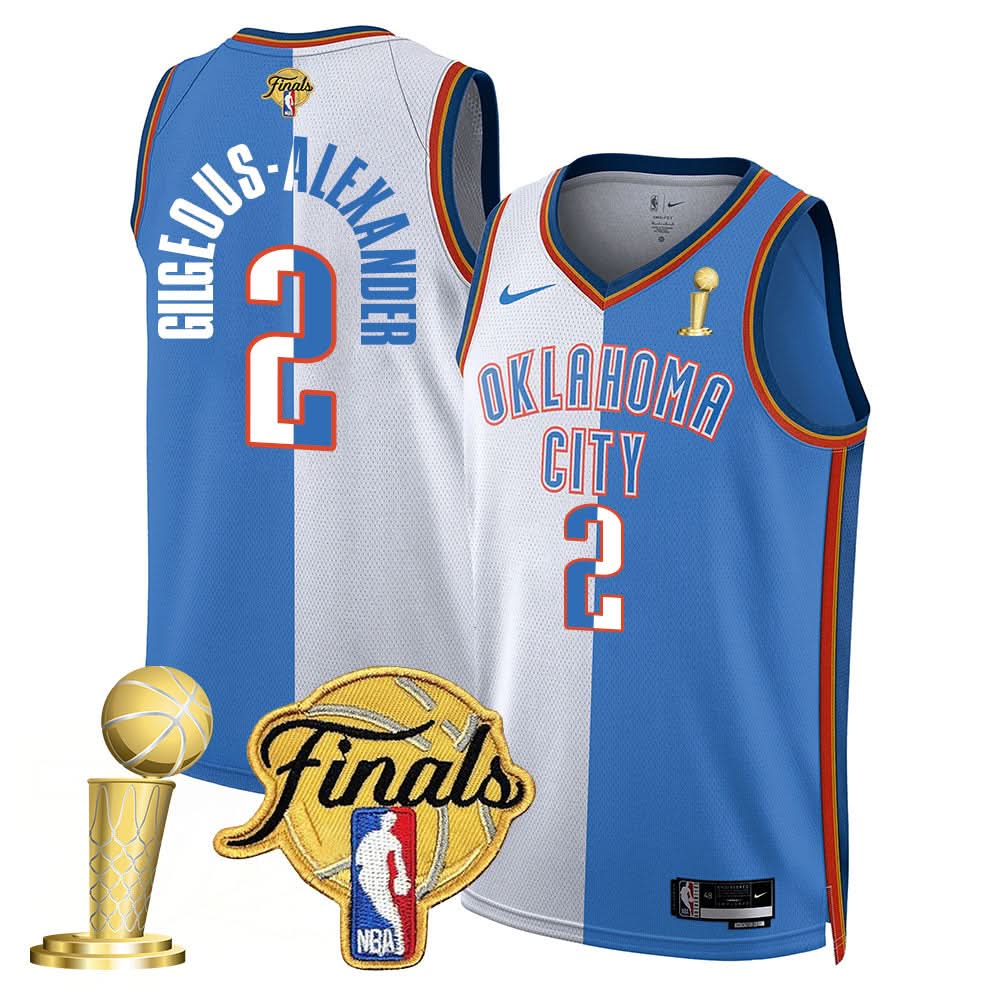 Oklahoma City Thunder 2024-25 Champions Jersey - All Stitched