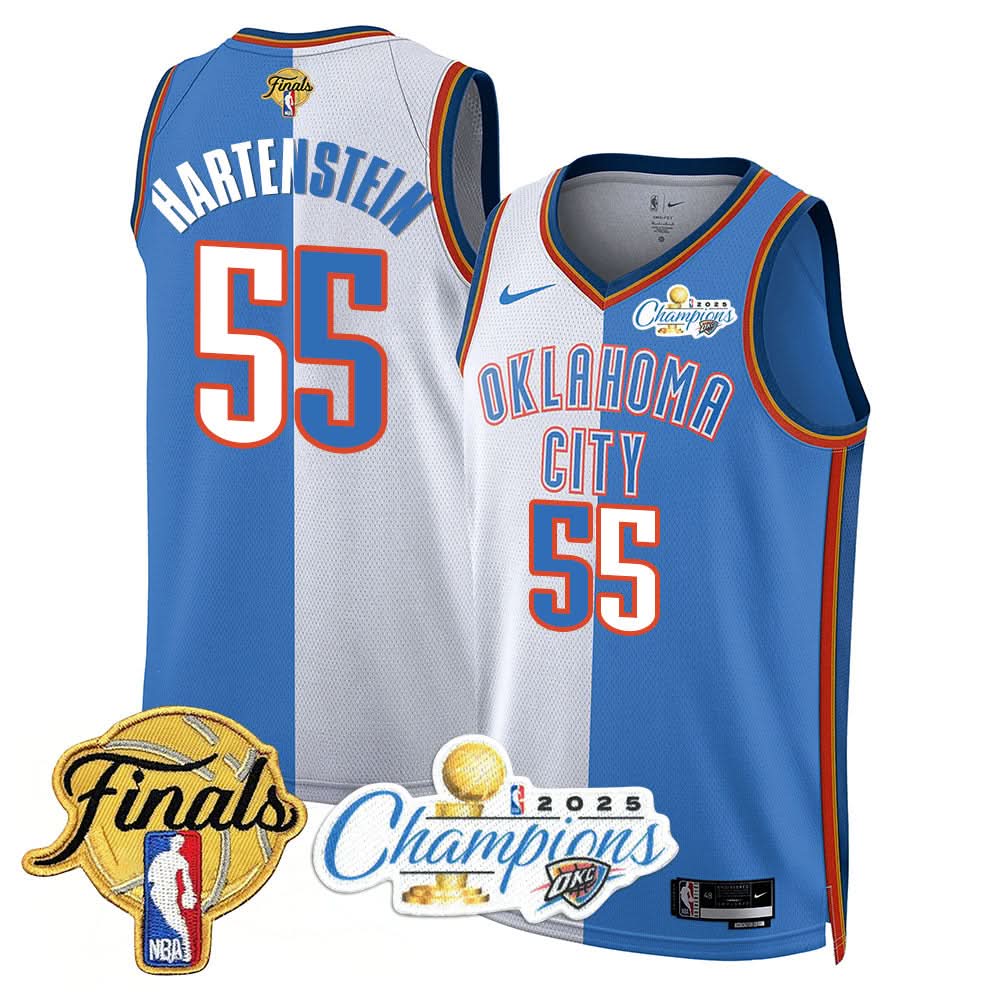 Oklahoma City Thunder 2025 NBA Champions Jersey - All Stitched