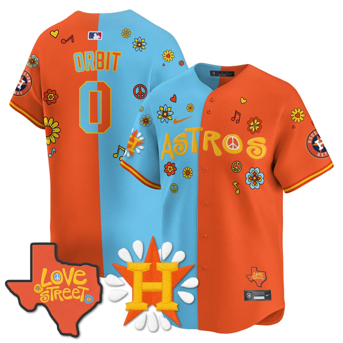 Houston Astros "Love Street" Limited Jersey - Stitched