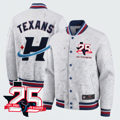 HOU Lunar Dust Limited Edition Varsity Jacket - Printed