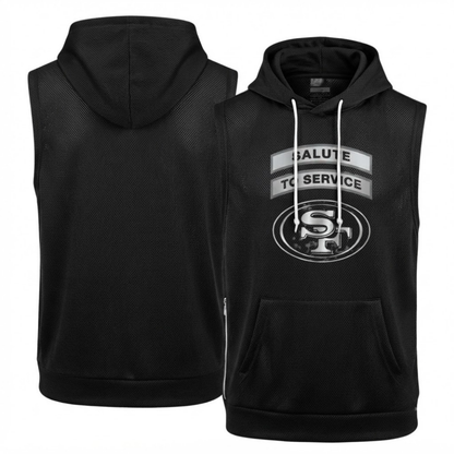 SF Salute to Service Sleeveless Hoodie Tank Top - Printed