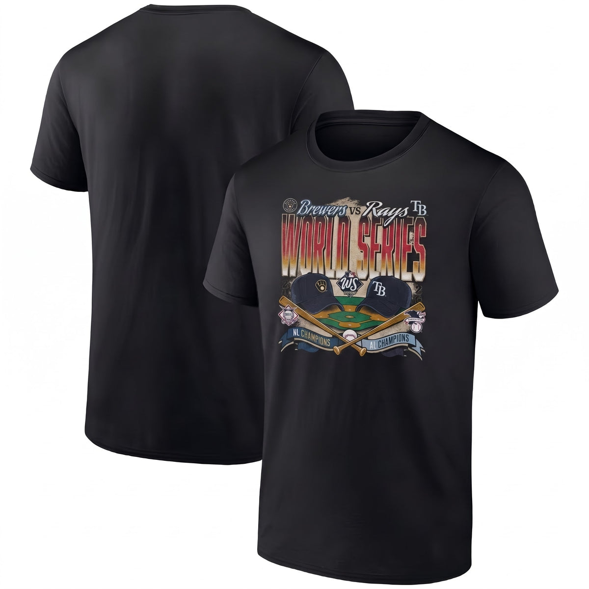 TBR vs. MIL 2026 World Series Matchup Style One Side T-Shirt - Printed V3