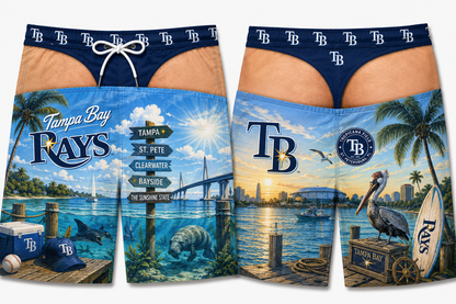TBR Effect Body Funny Beach Short - Printed