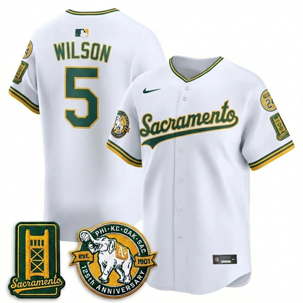 OAK 2026 Alternate Sacramento - Celebrating 125 Years -  Limited Vapor Green Jersey - All Stitched
