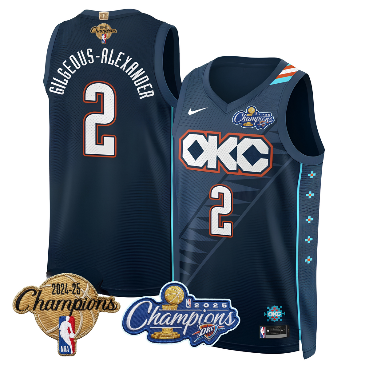 OKC Champions City Edition Jersey - Stitched