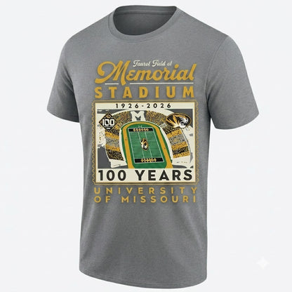 MIZZ 100th Anniversary of Memorial Stadium Edition One Side Printed T-Shirt