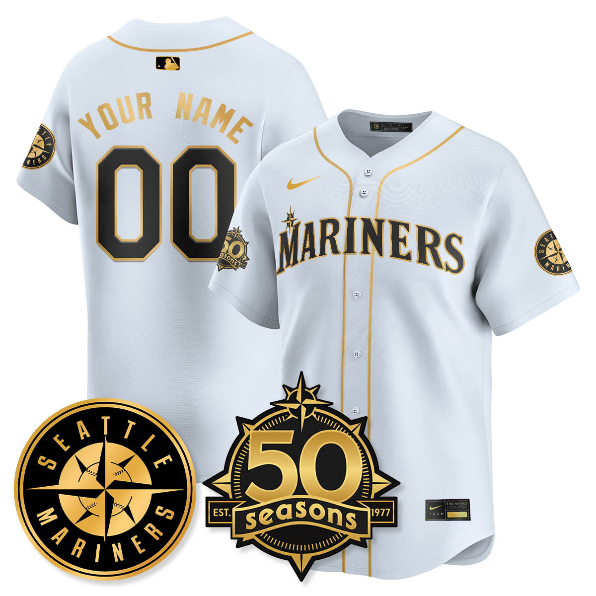 Custom SEA Vapor Premier Limited Jersey - 50th Anniversary - All Stitched