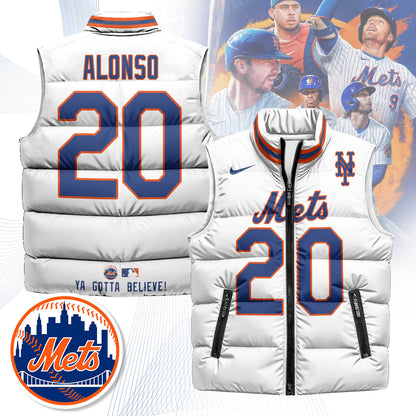 New York Mets Unisex Puffer Vest