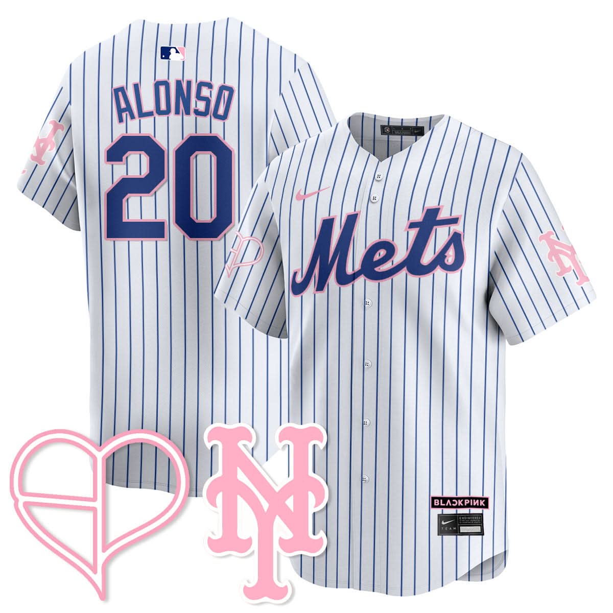 New York Mets BLΛƆKPIИK 2025 Limited Jersey - All Stitched