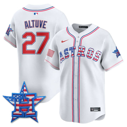 Houston Astros 2025 Fourth of July Jersey - All Stitched