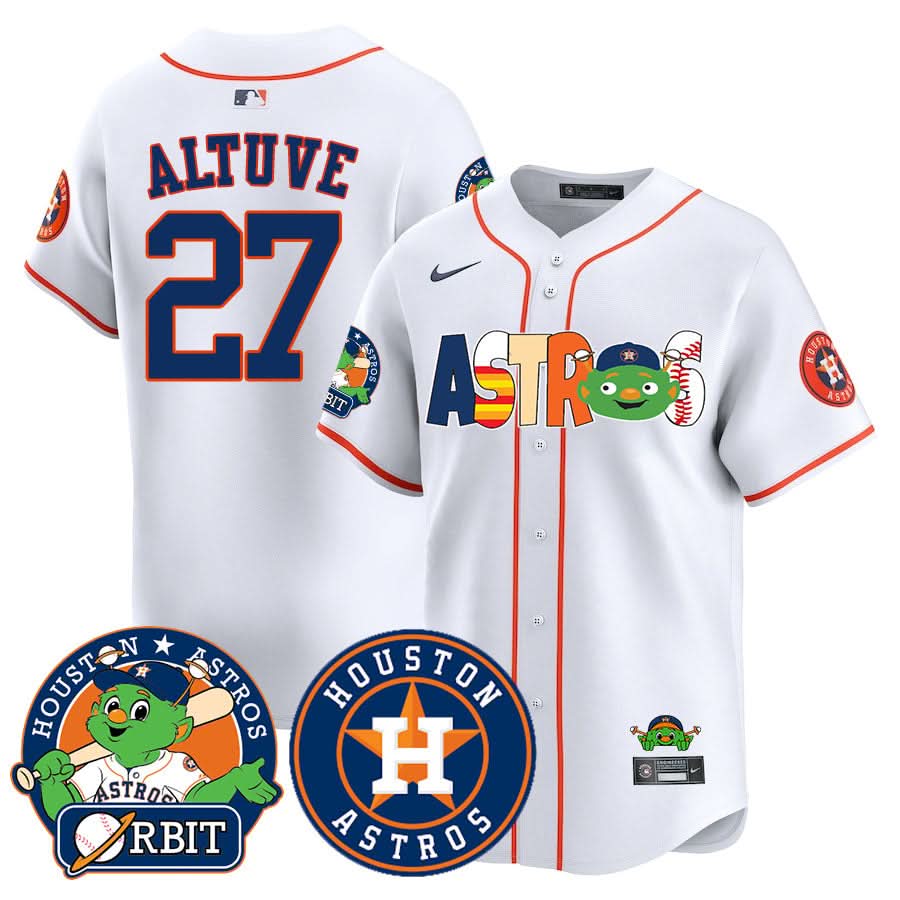 Houston Astros Orbit Vapor Premier Jersey - All Stitched