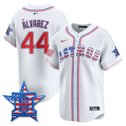 Houston Astros 2025 Fourth of July Jersey - All Stitched