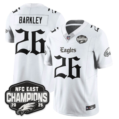 PHI Gothic NFC East Champions Vapor Limited Jersey - All Stitched