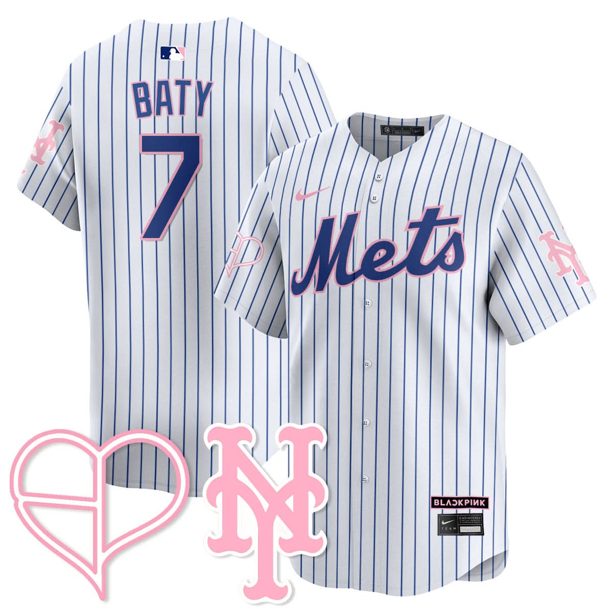 New York Mets BLΛƆKPIИK 2025 Limited Jersey - All Stitched