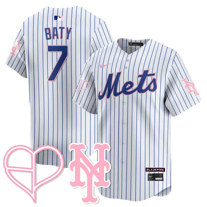 New York Mets BLΛƆKPIИK 2025 Limited Jersey - All Stitched