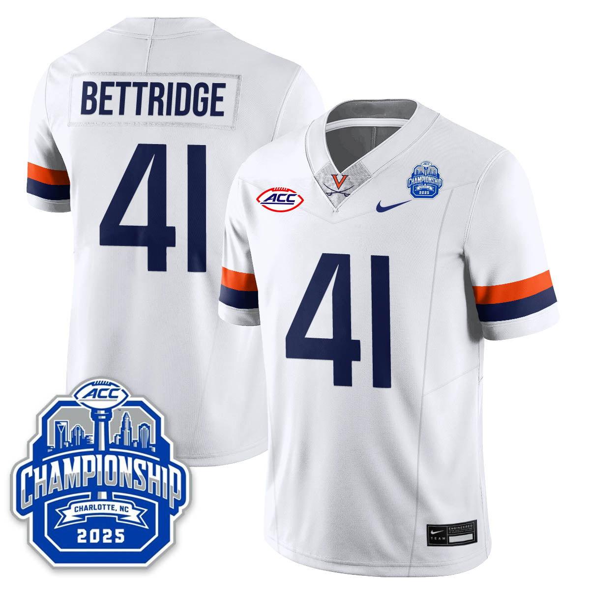 Virginia Football ACC Championship Vapor Limited Jersey - All Stitched