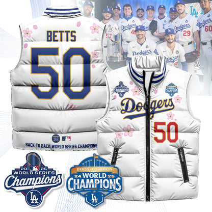 LAD Tokyo 2025 World Series Champions Puffer Vest