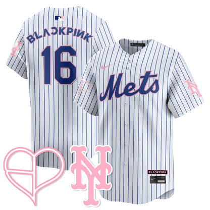 New York Mets BLΛƆKPIИK 2025 Limited Jersey - All Stitched