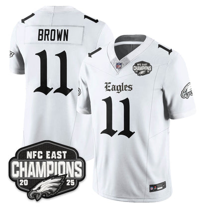 PHI Gothic NFC East Champions Vapor Limited Jersey - All Stitched