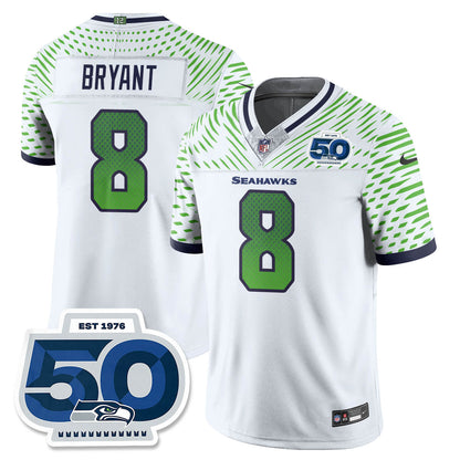 Men'sSEA 2025 "Rivalries" 50th Season Patch Vapor Limited Jersey - All Stitched