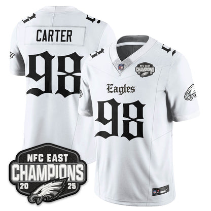 PHI Gothic NFC East Champions Vapor Limited Jersey - All Stitched