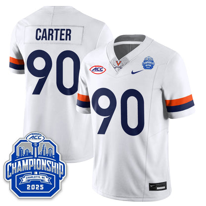 Virginia Football ACC Championship Vapor Limited Jersey - All Stitched