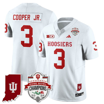 Indiana Hoosiers Vapor Limited Football Jersey - Rose Bowl Champions - All Stitched