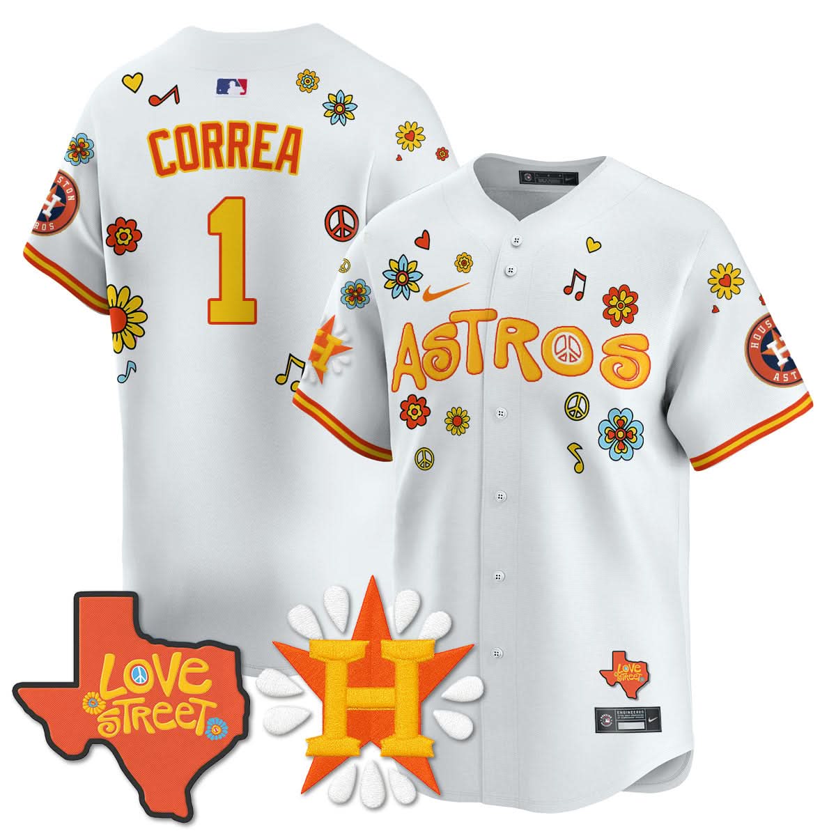 Houston Astros "Love Street" Limited Jersey - Stitched