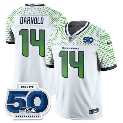Men'sSEA 2025 "Rivalries" 50th Season Patch Vapor Limited Jersey - All Stitched
