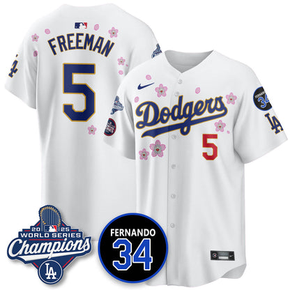 LAD Tokyo 2025 World Series Champions Jersey - All Stitched