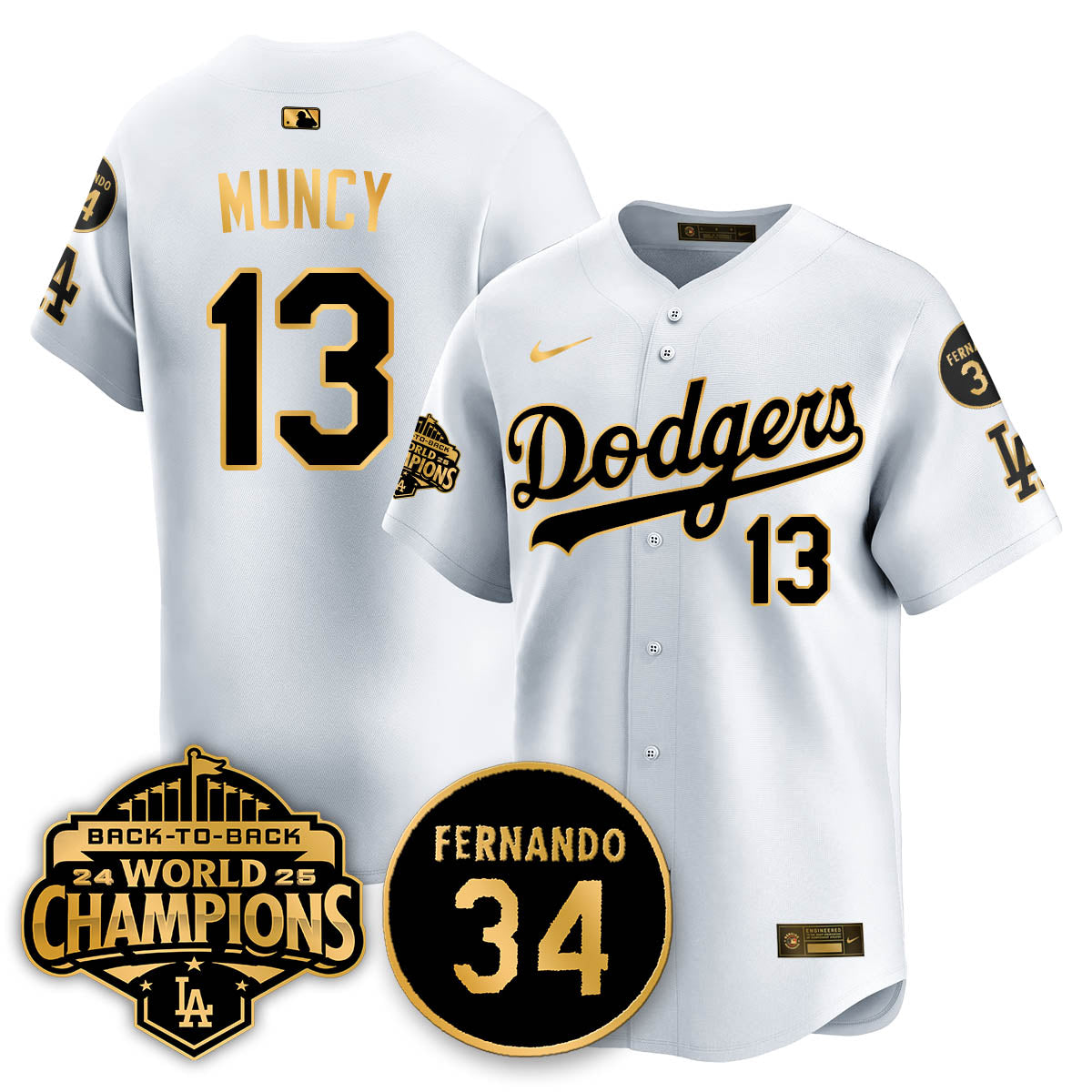LAD 2025 Back To Back Champions Jersey - All Stitched