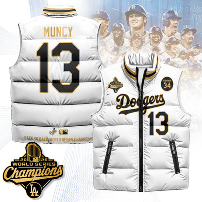 LAD 2025 World Series Champions Puffer Vest