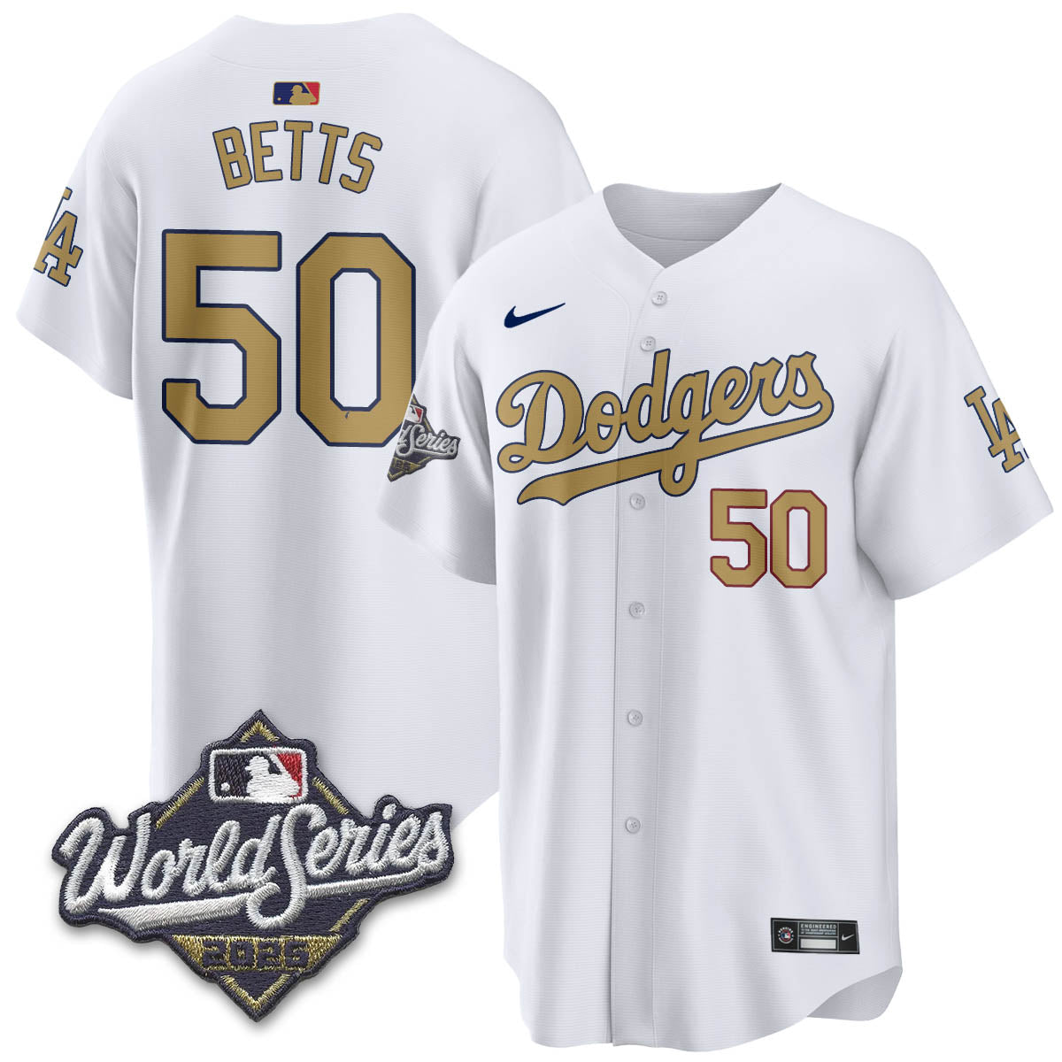 LAD 2025 World Series Jersey - All Stitched