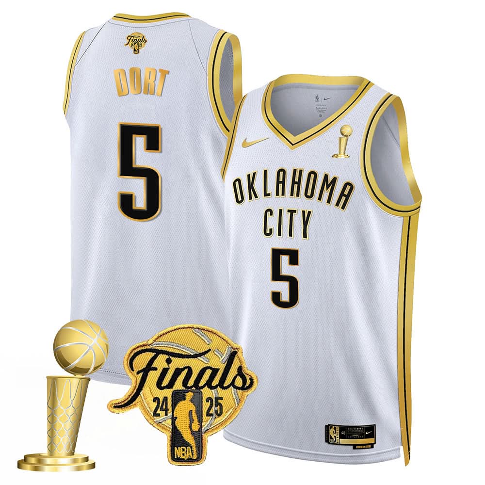 Oklahoma City Thunder 2024-25 Champions Jersey - All Stitched