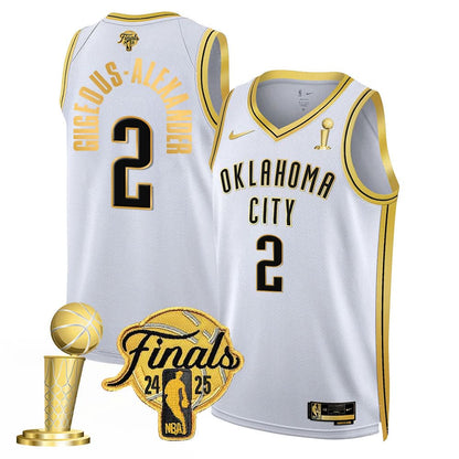Oklahoma City Thunder 2024-25 Champions Jersey - All Stitched