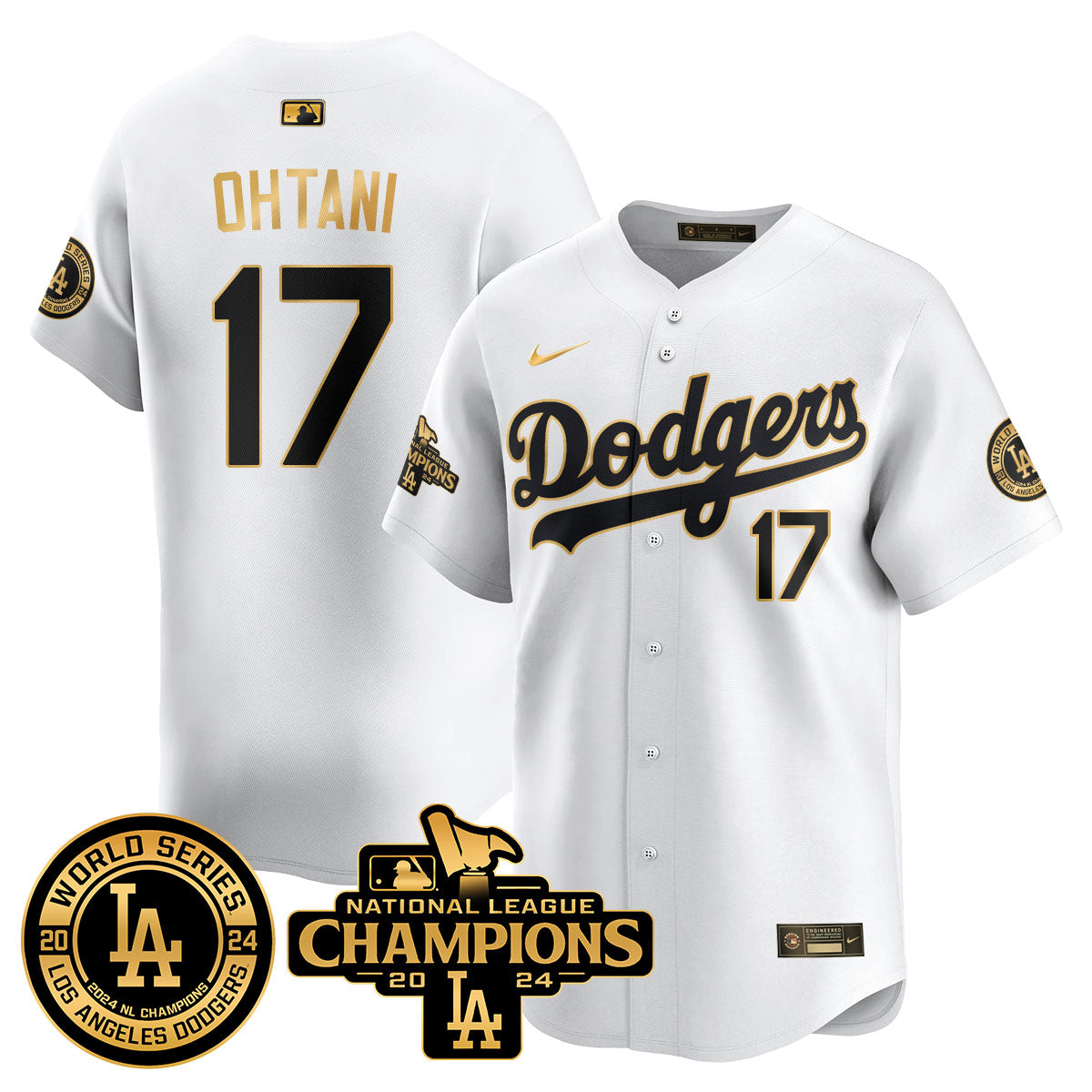 LAD World Series NL Champions Jersey - All Stitched