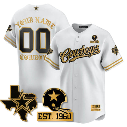 DAL Born x Raised Baseball Custom Jersey - All Stitched