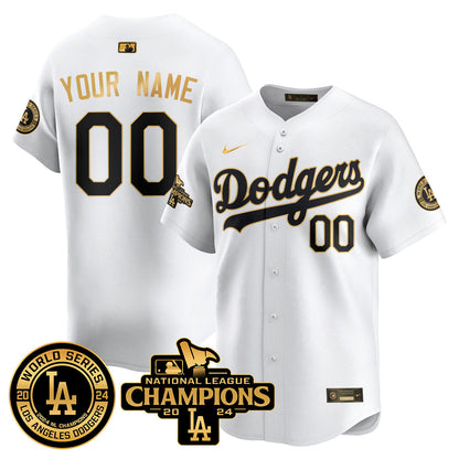 LAD World Series NL Champions Custom Jersey - All Stitched