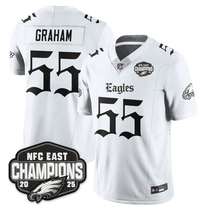 PHI Gothic NFC East Champions Vapor Limited Jersey - All Stitched