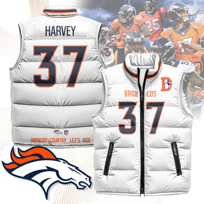 Denver Broncos Unisex Puffer Vest