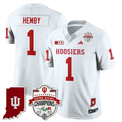 Indiana Hoosiers Vapor Limited Football Jersey - Rose Bowl Champions - All Stitched