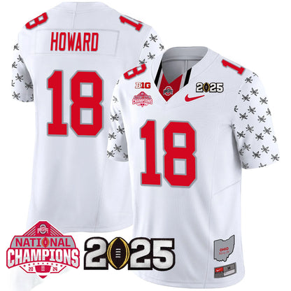OSU 'Heritage Stripe' 2025 CFP Patch - National Champions Jersey - All Stitched
