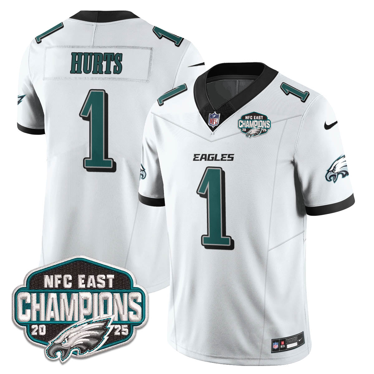 PHI NFC East Champions Vapor Limited Jersey - All Stitched