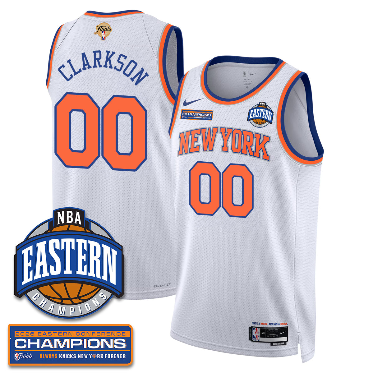 NYK 2026 NBA Eastern Conference Champions City Connect Jersey - Stitched