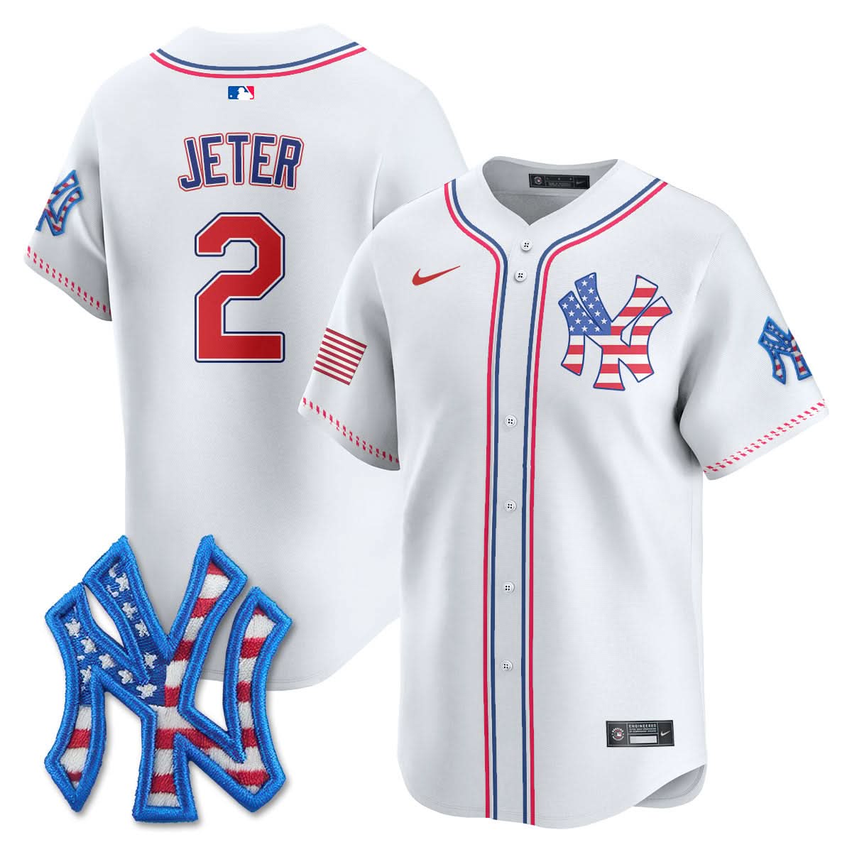 New York Yankees 2025 Fourth of July Jersey - All Stitched