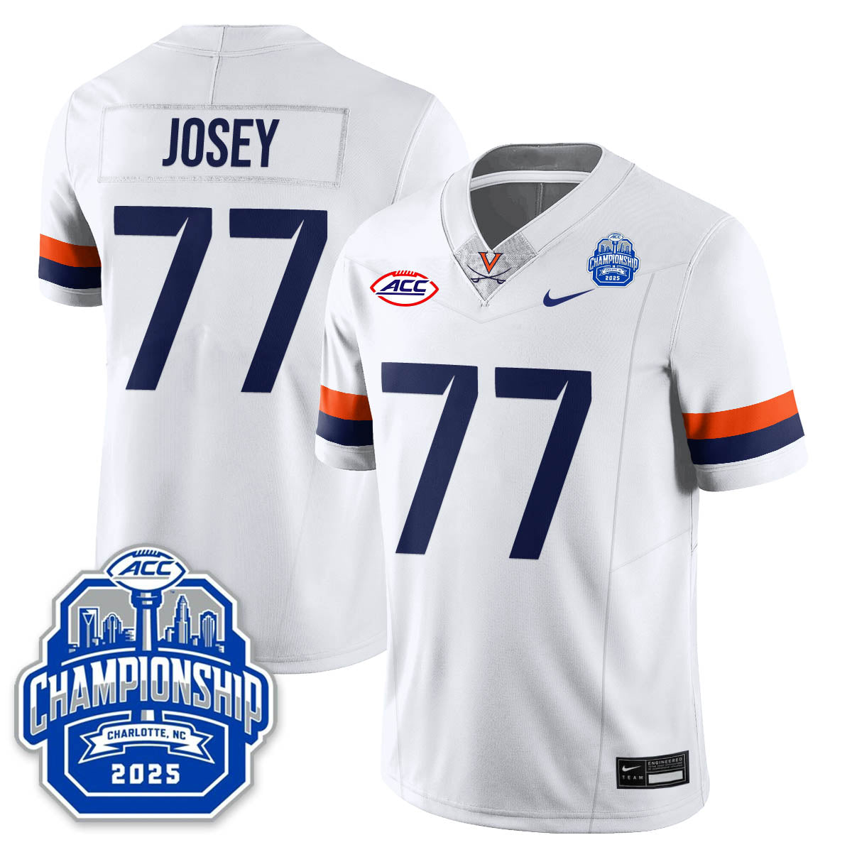 Virginia Football ACC Championship Vapor Limited Jersey - All Stitched