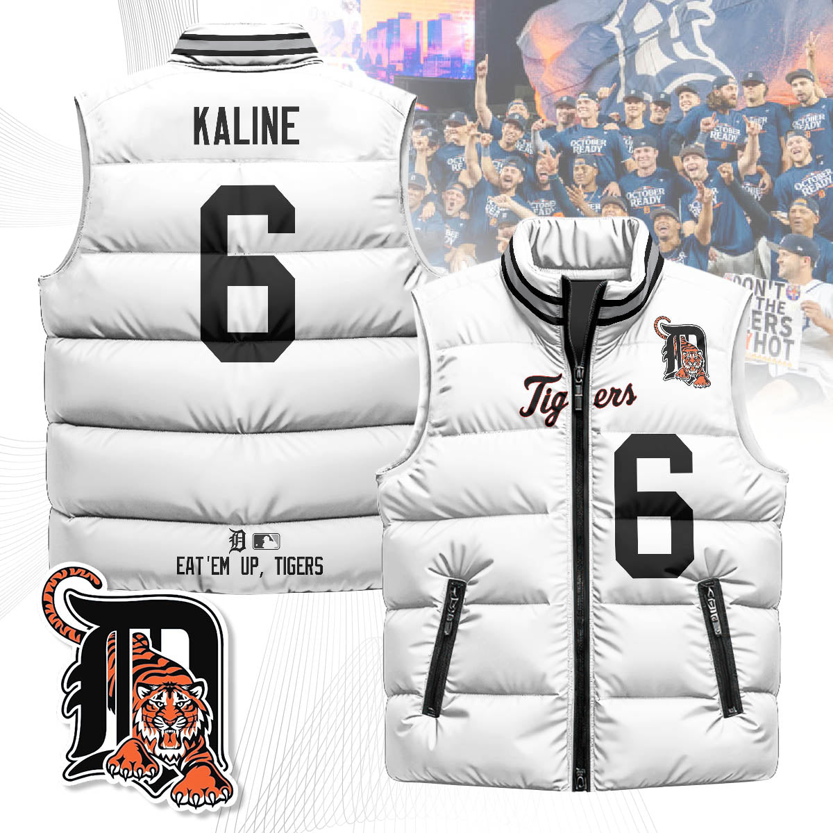 Detroit Tigers Unisex Puffer Vest
